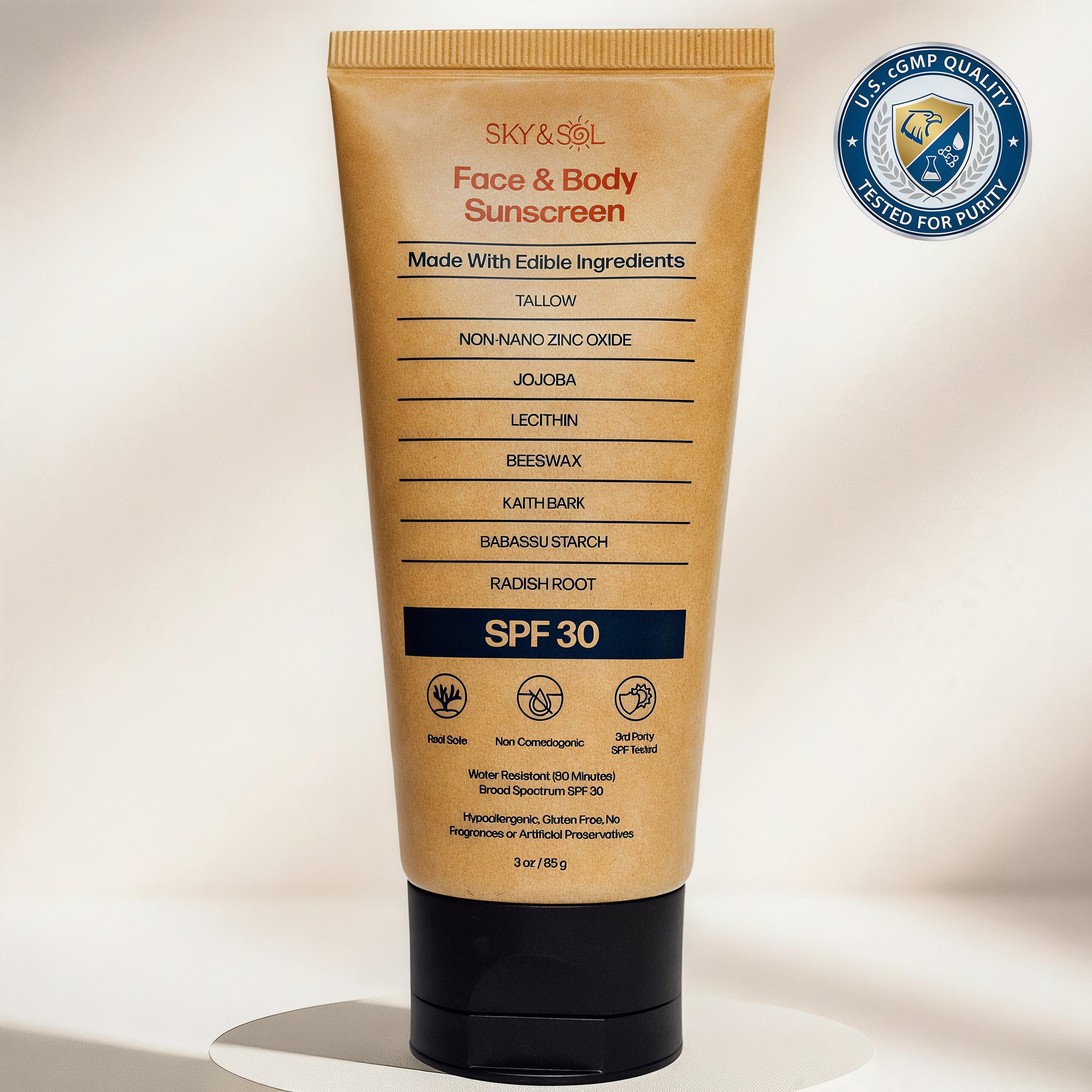 Sky and Sol Face & Body Sunscreen   SPF 30/50